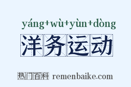 洋务运动是什么意思的图片